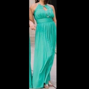 Vivian Diamond Dessy Collection Dress, Emerald